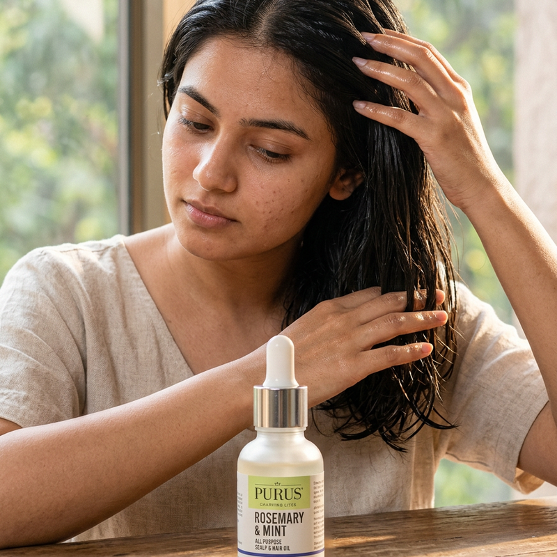 ROSEMARY & MINT ALL PURPOSE SCALP & HAIR OIL