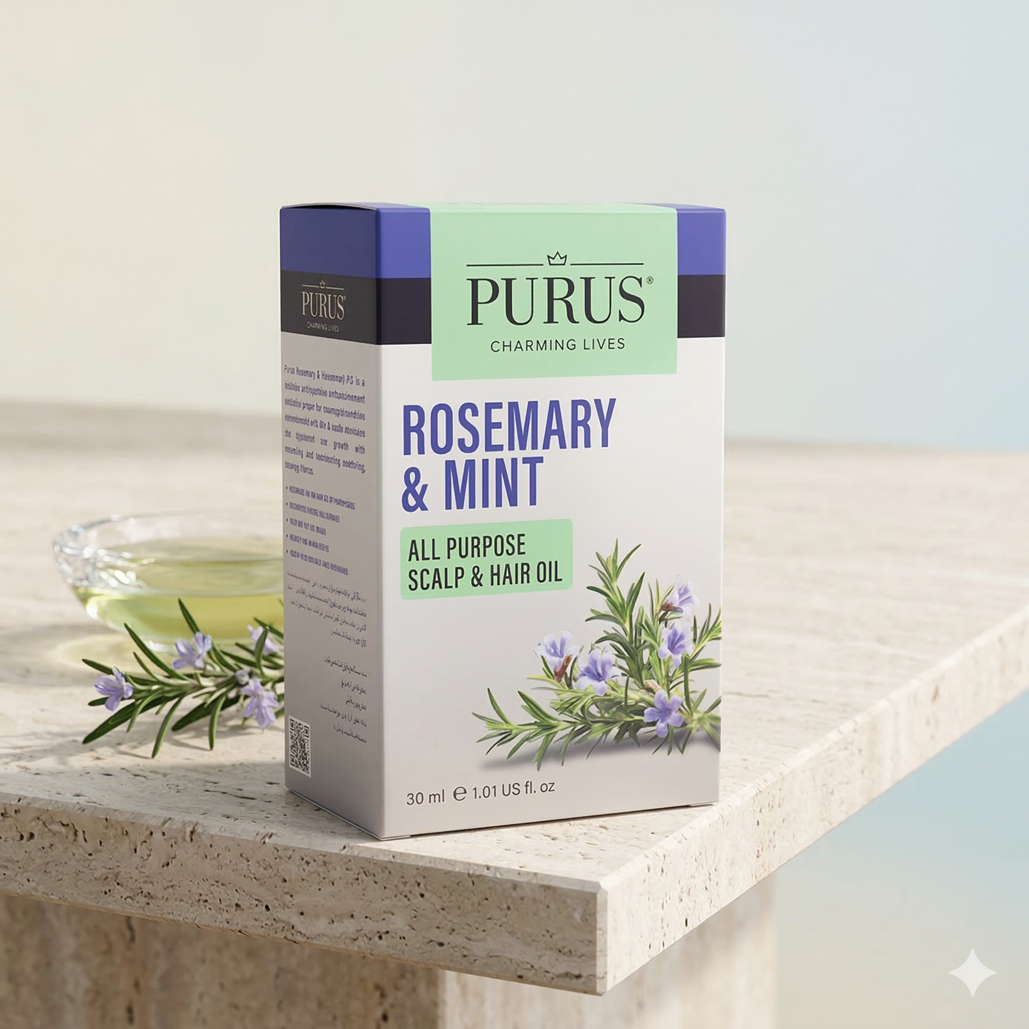 ROSEMARY & MINT ALL PURPOSE SCALP & HAIR OIL
